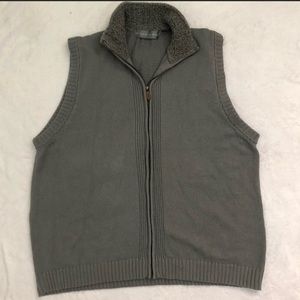 Oscar De La Renta XXL Stretch Pullover Zip Vest